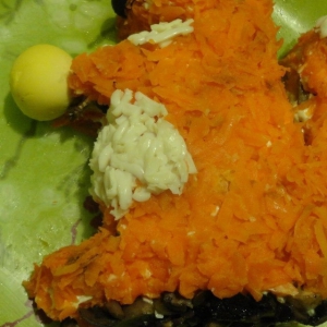 Морковь - Салат Белочка