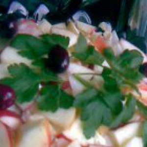 Яблоко - Салат из капусты с цитрусами