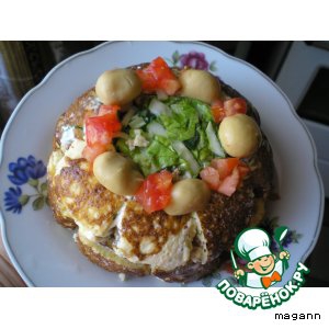 Плавленый сыр - Салат «Купол»