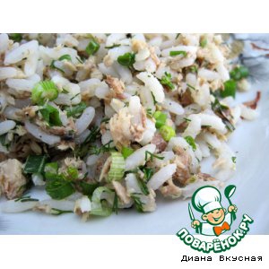 Рыба - Салат рисовый