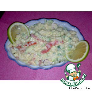 Кабачок - Салат с картофелем и кабачком цуккини