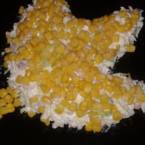Кукуруза - Салат Желтый лист кленовый