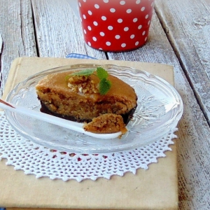 Сливки - Шоколадные тарталетки с ореховой начинкой и карамелью