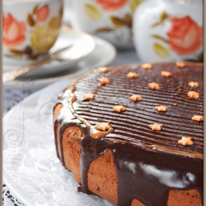 Ваниль - Шоколадный пирог Пища ангелов в мультиварке