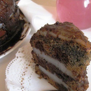Тесто - Шоколадный торт с маком