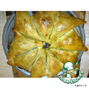 Перец душистый - Слоеные пирожки с семгой и пастой из мидий