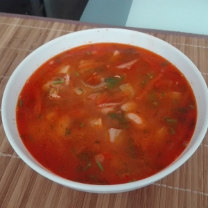 Петрушка - Суп фасолевый с курицей