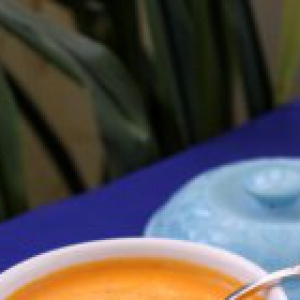 Имбирь - Суп из запеченной тыквы с грушами