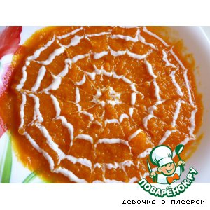 Сливки - Суп-пюре из тыквы и моркови