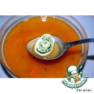 Фасоль - Суп со штрулями