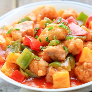 Рецепты китайской кухни - свинина в сладком соусе по китайски