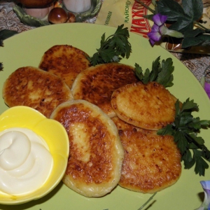 Сыр - Сырные оладьи Чудесные