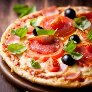 Оливки - Тесто для тонкой пиццы
