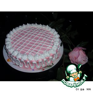 Торт «Розовый снег»