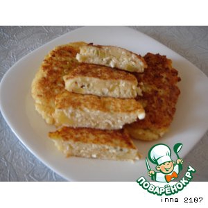 Корица - Творожники с яблоками