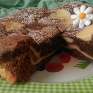 Ваниль - Творожно-шоколадный кекс