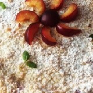 Абрикос - Творожно-ягодный пирог