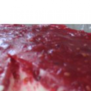 Сливки - Творожный торт-десерт с желе из красной смородины