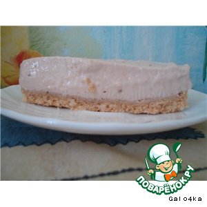 Печень - Творожный торт с замороженными бананами