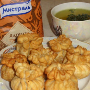 Тюльпины с гречкой и грибами