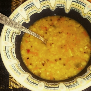 Капуста белокачанная - Веганский гороховый суп