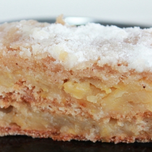 Яблоко - Венгерский насыпной яблочный пирог в мультиварке