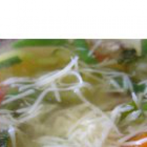 Пармезан - Весенний   суп   с   кабачками   и   