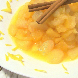 Рецепты - Яблочно-грушевое компоте с апельсинами