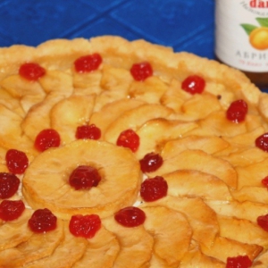 Абрикос - Яблочный пирог с фруктовым джемом