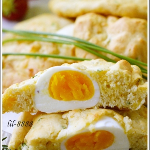 Рецепты - Яйца в сырных булках
