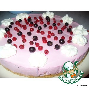 Йогурт - Йогуртовый торт с ягодами