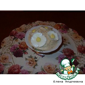 Картофель - Закуска из икры сельди малосольной