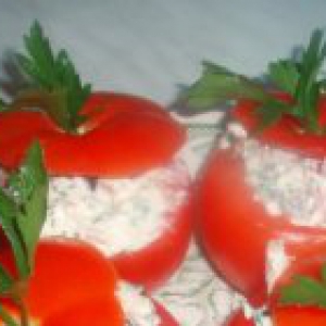 Майонез - Закуска в помидорах