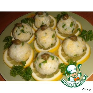 Сыр - Закусочные шарики с каперсами