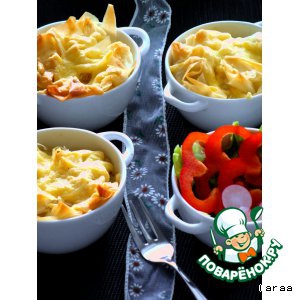 Рецепты eвропейской кухни - Запеченные в тесте баклажаны с рикоттой Pie Melanzana Ricotta