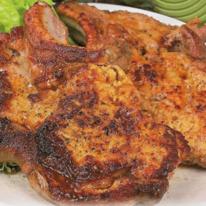 Жареное мясо - жареная свиная корейка