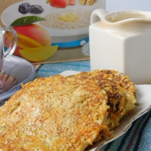 Морковь - Злаковые блинчики с овощами