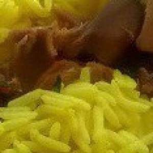 Утка - Золотой рис с апельсиновой уткой В награду!