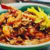 Рестораны, кафе, бары: Креольский суп гумбо с курицей и креветками