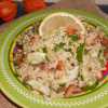 В России: Рисовый салат с курицей
