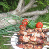 Приготовление еды: Шашлык Мцвади на мангале