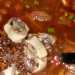 Чечевичный томатный суп с грибными рулетиками. Шаг 3.