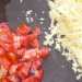 Спагетти с сыром, помидорами и базиликом. Шаг 1.