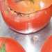 Запеченные помидоры с гречневыми хлопьями, маслинами и анчоусами в оливковом масле  